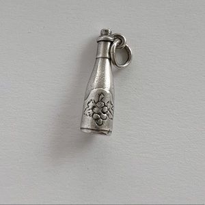 James Avery wine bottle charm - silver